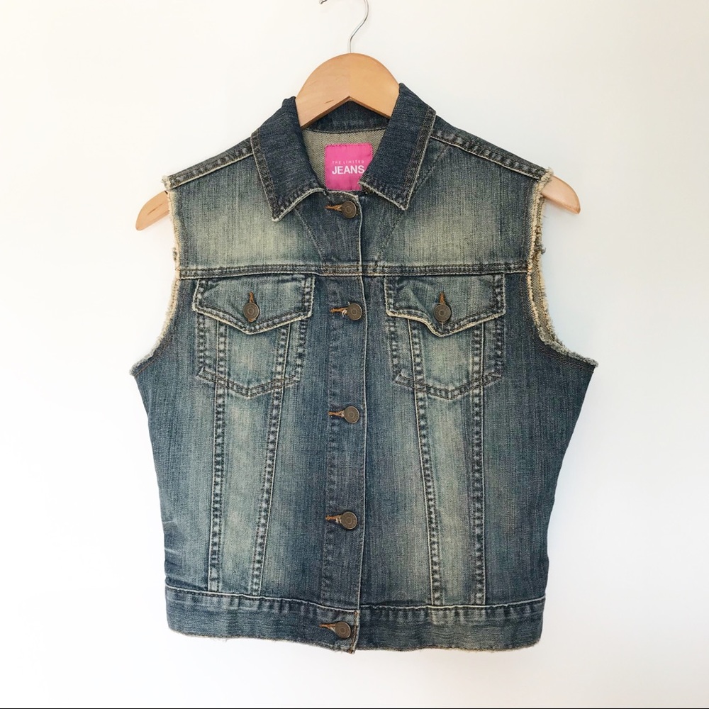 The Limited Jean Vest - S